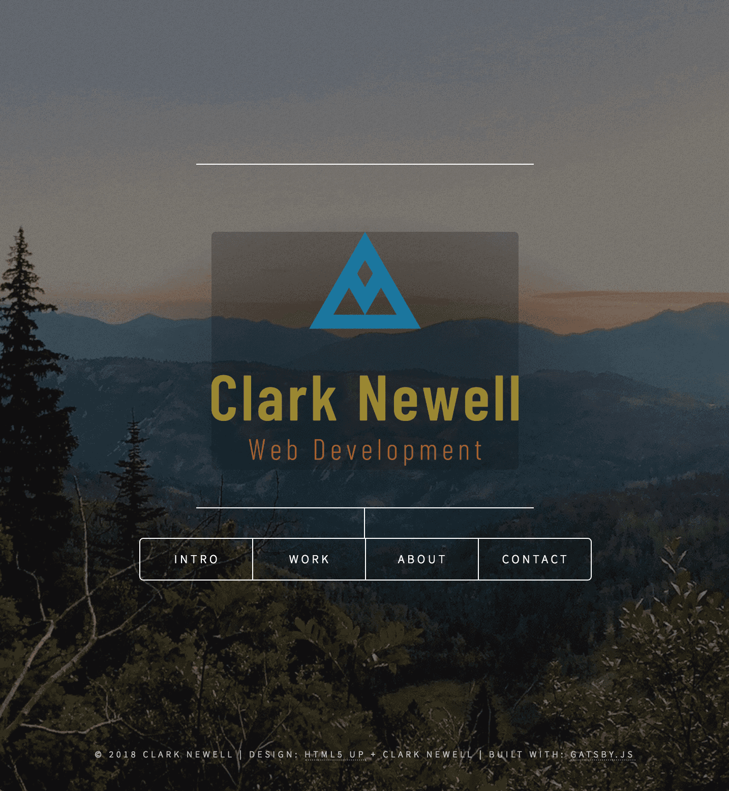 Original Clark Newell web development website